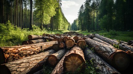 Sustainable forestry management practices, natural