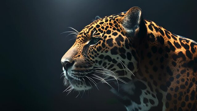 Sleek Panther in the Night