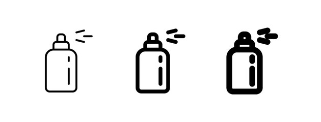Editable spray perfume vector icon. Barbershop, lifestyle, grooming. Part of a big icon set family. Perfect for web and app interfaces, presentations, infographics, etc