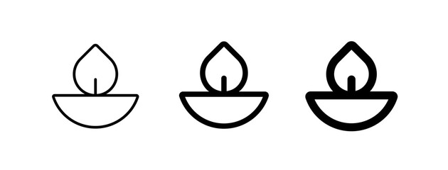 Editable oil lamp vector icon. Wellness, spa, relaxation. Part of a big icon set family. Perfect for web and app interfaces, presentations, infographics, etc
