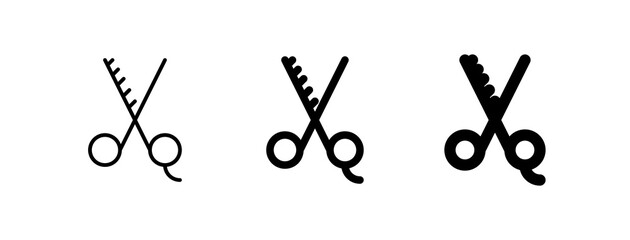 Editable shears vector icon. Barbershop, lifestyle, grooming. Part of a big icon set family. Perfect for web and app interfaces, presentations, infographics, etc