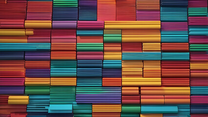 Beyond the Screen - A Tactile Symphony of Unexpected Colors forming a Random Wallpaper Background Texture