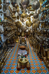 Shopping in Souk Semmarine - Bustling market offering everything from colorful clothing & fabrics to antiques, food & spices