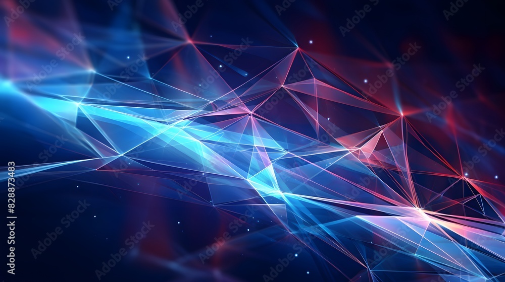 Poster 3d digital abstract background. generative ai.
