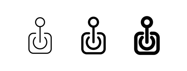 Editable joystick, arcade, game controller vector icon. Video game, game elements. Part of a big icon set family. Perfect for web and app interfaces, presentations, infographics, etc