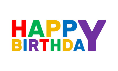 happy birthday vector greetings card template, kids party decoration template, jubilee best wishes