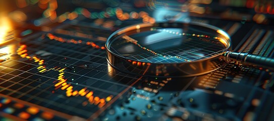 illustration Visualization of stock market data charts. Forex and stock statistics dashboard charts for investment.
an illustration of the income growth of the future investment economy.