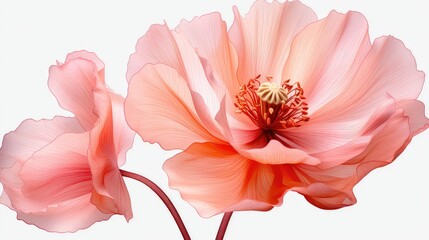 poppy flower isolated UHD Wallpaper