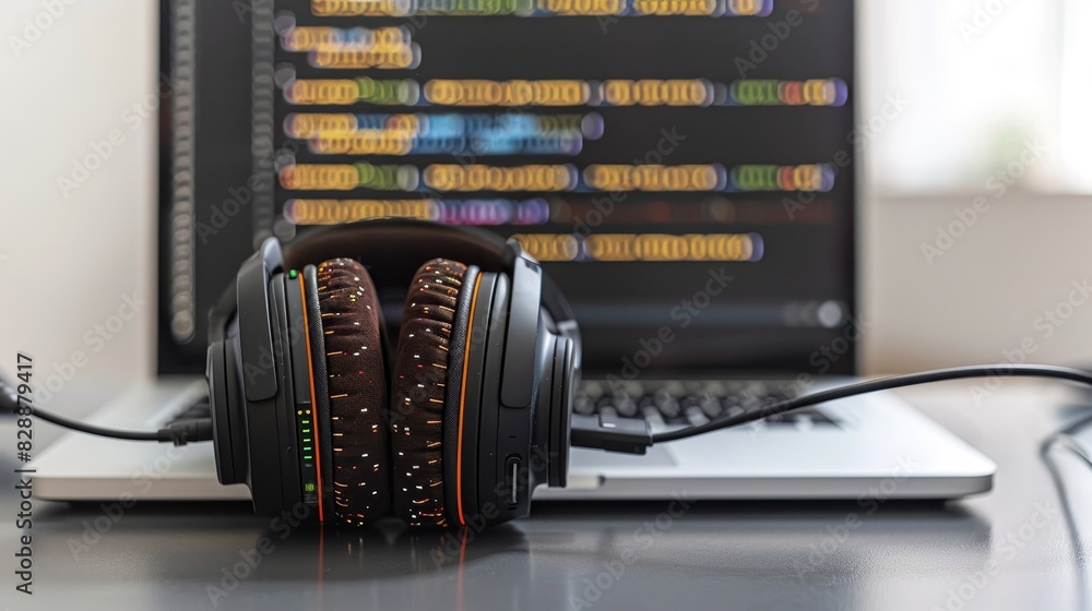 Aufkleber ai future beat. advanced tech support symphony in artificial intelligence development