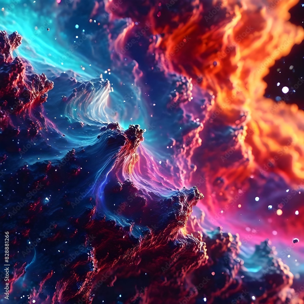 Wall mural galaxy