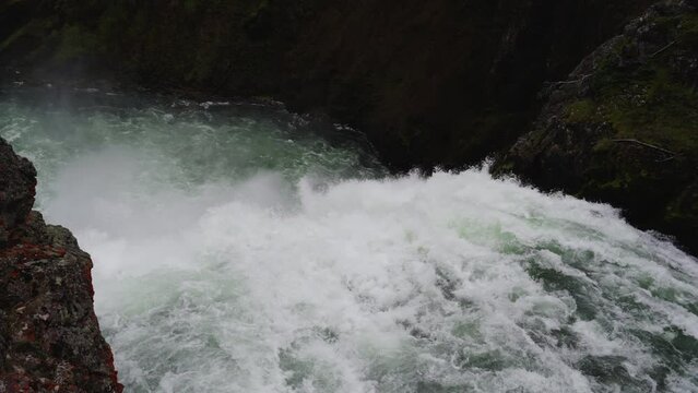 Rushing Waters at Yellowstone National Park, August 27, 2023