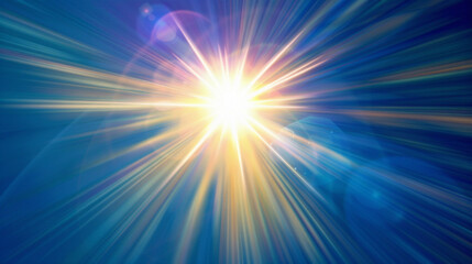 glowing light burst Realistic sun rays. colorful sun ray glow abstract shine light effect starburst sbeam sunshine glowing. Special lens flash, light effect. The flash flashes rays and searchlight.