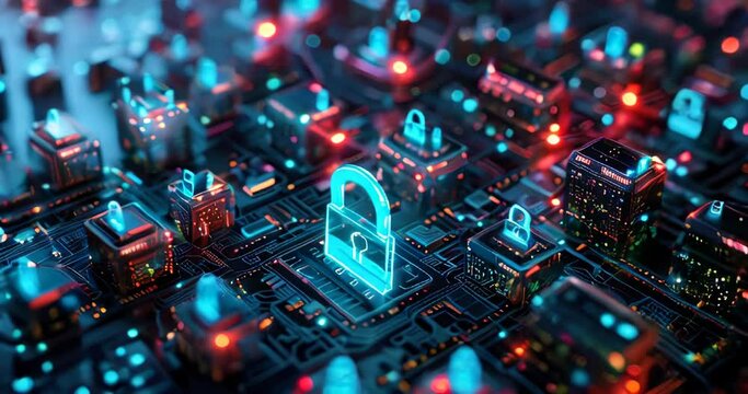 AI Ethics and Governance. Ancient scroll in digital realm, blending ethics of past and AI future