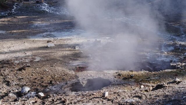 August 27, 2023 - Geothermal Features at Yellowstone Park, USA