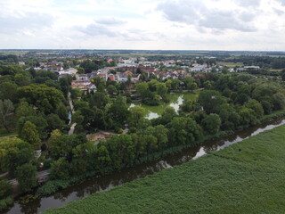 Drohnenaufnahme der Greifswalder Innenstadt