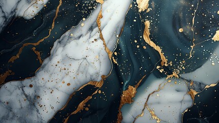 Fototapeta premium Abstract marble background, golden colors 