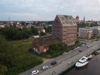 Sonnenuntergang &uuml;ber Greifswalder Ryck