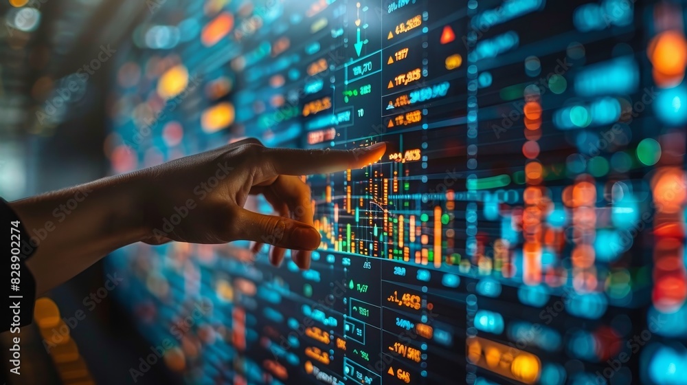 Poster digital marketing, data analysis for performance and create insight report