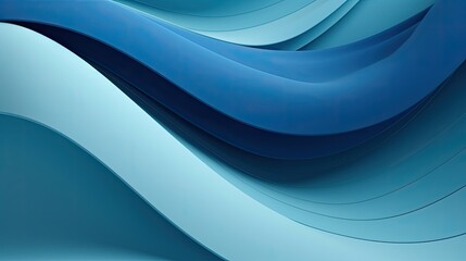 Obraz premium Abstract wallpaper background with smooth and curved lines created by folding paper in the shape of waves