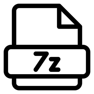 archive line icon vector illustration  isolated on white background