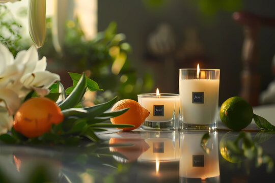 Jo Malone London Lime Basil & Mandarin Candle - United Kingdom - A refreshing combination of zesty lime and peppery basil, interwoven with hints of white thyme