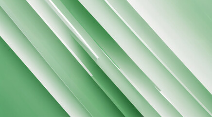 Obraz premium Green and white abstract art, concept art, background