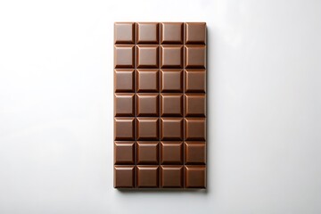 Chocolate Bar On White Background