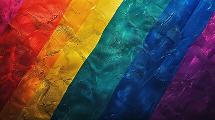 Design an artwork featuring iconic LGBTQ+ symbols like the rainbow flag, trans flag, and intersex flag.