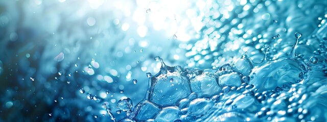 Abstract water background, copy space