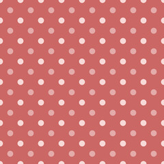 Simple, seamless polka dot background