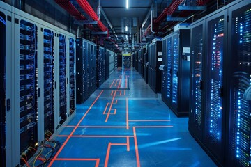 Disaster recovery cloud blueprint, showing redundant data centers, failover mechanisms, geographic distribution marked