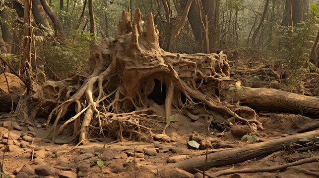 forest where the wildlife UHD Wallpaper