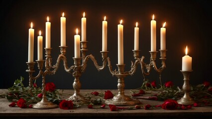 candles in the church