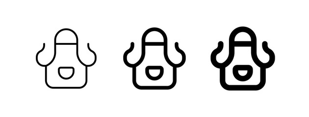 Editable cleaning apron vector icon. Part of a big icon set family. Perfect for web and app interfaces, presentations, infographics, etc