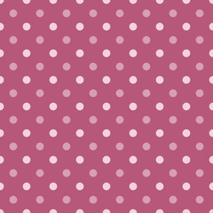 Simple, seamless polka dot background