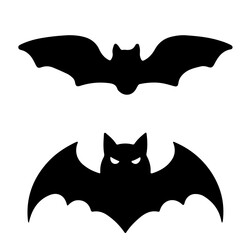 set of halloween bats 
