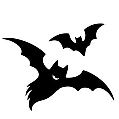 set of halloween bats 