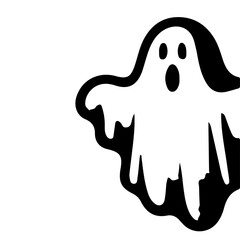 halloween ghost vector