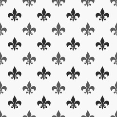fleur-de-lis royal, luxury seamless pattern background. Ornament with symbol fleur-de-lis illustration