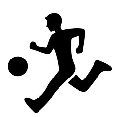 football player silhouette