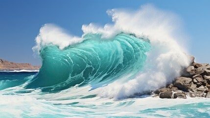 towering waves UHD Wallpaper