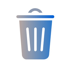 blue trash bin, crucial for waste disposal