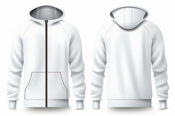 Set of Zip up Hoody sweatshirt technical fashion