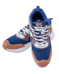 Sneakers sport shoes isolated on a white background. Casual footwear