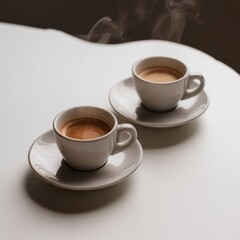 Obraz premium espresso service for two
