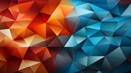 Obraz premium Abstract geometric background: vibrant colors and sharp lines in eye-catching seamless pattern - high resolution vector graphics