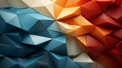 Obraz premium Abstract geometric background: vibrant colors and sharp lines in eye-catching seamless pattern - high resolution vector graphics