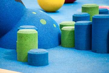 Modern safety kids playground