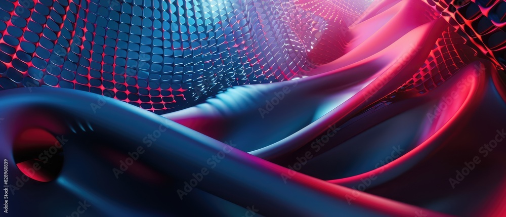 Poster modern digital abstract 3d background copy space design concept header web cover poster banner prese