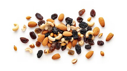 Mixed Dried Fruit and Nuts Trail Mix with Almonds
